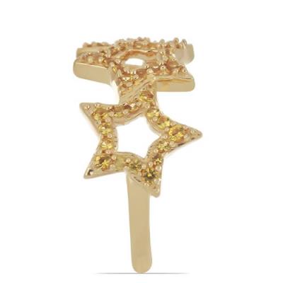 BUY STERLING  SILVER NATURAL CITRINE GEMSTONE RING